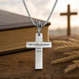 I'm A Whosoever Romans 10 13 Cross Necklace