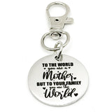 You Are The World Mom Clip On Charm