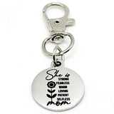 She Is Mom Clip On Charm Gift