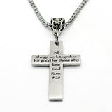 All Things Work Together Cross Necklace
