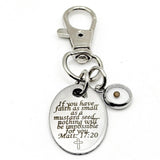 Mustard Seed Faith Oval Clip On Charm