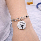 No Blood Medical Alert Charm Bracelet