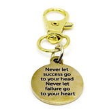Success Not Failure Gold-Plated Clip On Charm