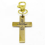 Do Not Be Afraid Gold-Plated Cross Clip On Charm