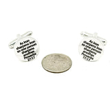 As Iron Sharpens Iron Tie Clip And Cuff Link Set