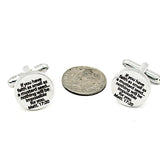 Mustard Seed Scripture 15mm Cuff Links