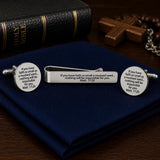 Mustard Seed Faith Tie Clip 20mm Cuff Link Set