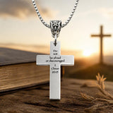 Do Not Be Afraid Cross Necklace