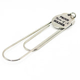 Proud Mom Of A Soldier Paperclip Bookmark