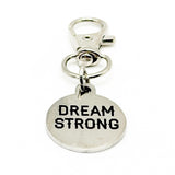 Dream Strong Clip On Charm Stainless Steel