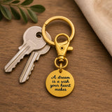 Dream Wish Gold Plated Clip On Charm