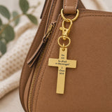 Do Not Be Afraid Gold-Plated Cross Clip On Charm
