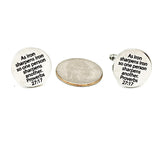 Iron Sharpens Iron 20mm Lg Cuff Links Faith Gift