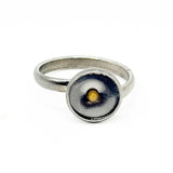 Mustard Seed Stainless Steel Adjustable Ring