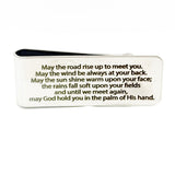 Irish Blessing Money Clip