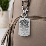 The Lords Prayer Clip On Dog Tag