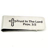Trust In The Lord Prov 3 5 Money Clip