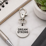 Dream Strong Clip On Charm Stainless Steel