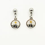 Mountain Moving Faith Mustard Seed Earrings