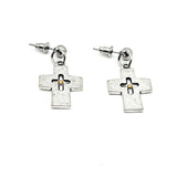 Mustard Seed Cross Faith Earrings