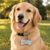 Personalized Dog Bone Dog Tag Clip On Charm