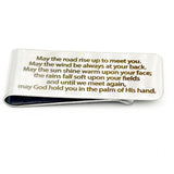 Irish Blessing Money Clip