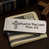 Trust In The Lord Prov 3 5 Money Clip
