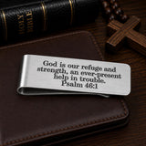 God Is Our Refuge And Strength Money Clip