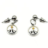 Mountain Moving Faith Mustard Seed Earrings