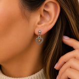 Mustard Seed Small Heart Faith Earrings