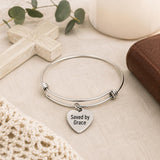 Saved By Grace Charm Bracelet