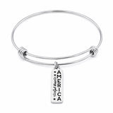 God Bless America Stainless Steel Bracelet