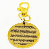 23rd Psalm Goldtone Clip On Charm