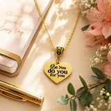 Be You Do You For You Goldtone Necklace