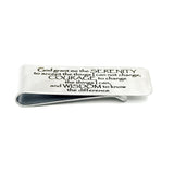 Serenity Prayer Money Clip