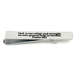 God Is Our Refuge And Strength Tie Clip