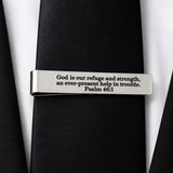 God Is Our Refuge And Strength Tie Clip