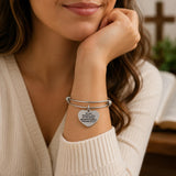 Iron Sharpens Iron Heart Charm Bracelet