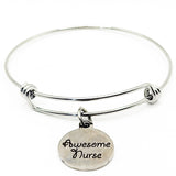 Awesome Nurse Charm Bracelet