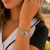Eat Sleep Softball Repeat Bracelet