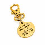 Cord Of Three Strands Goldtone Clip On Charm