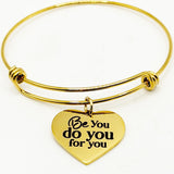 Be You Do You For You Goldtone Bracelet