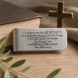 Serenity Prayer Car Visor Clip