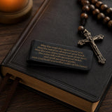 Black Irish Blessing Stainless Steel Money Clip
