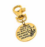 Perhaps This Is The Moment Goldtone Clip On Charm