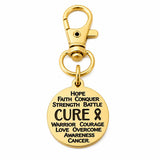 Cure Words Goldtone Clip On Charm