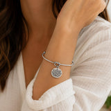 Serenity Prayer Cuff Charm Bracelet