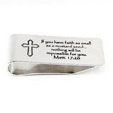 Mustard Seed Faith Car Visor Clip