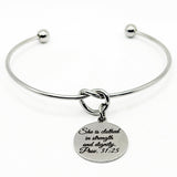 She Is Clothed In Strength Bracelet