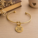 She Is Clothed In Strength Goldtone Bracelet